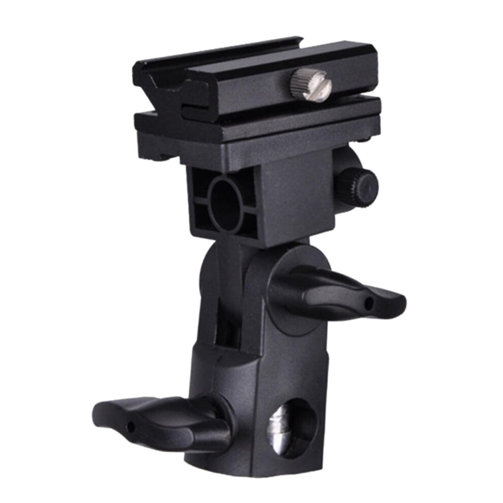 B Shape Camera Flash Bracket Mount With Swivel Stand Holder For Dslr Shoe Mount Umbrella And Studio Accessories Light 9105992547920