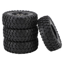 RC-Autoersatzreifen aus Gummi, strapazierfähige Pickup-Räder für MN82, 1,9 Zoll, schwarz