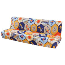 Space Efficient Folding Sofa Bed Slipcover Fabric Armless-5