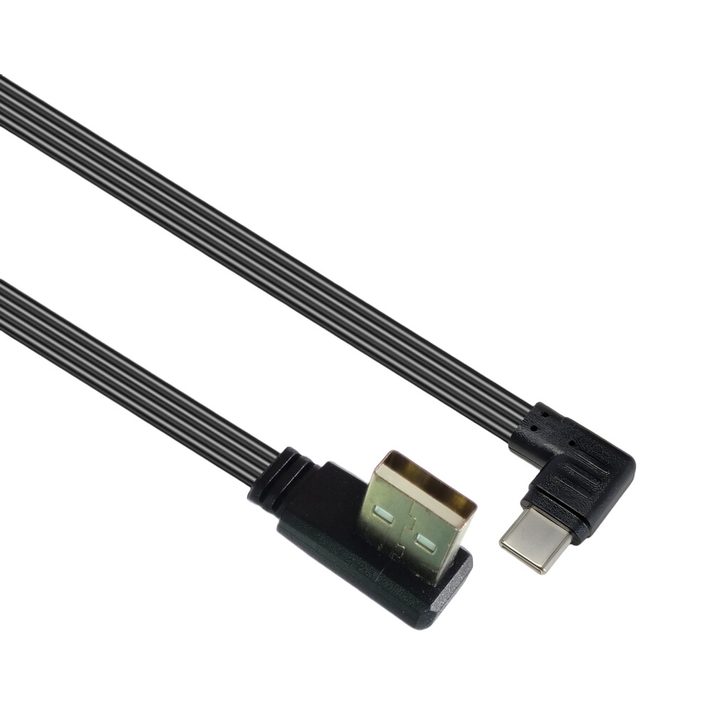 90 Degree Silicone Wire Usb 2.0 To Type C Male-0.3M Amri Cmle 7704000278379
