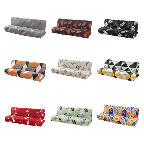 Housse de canapé-lit pliable, housse de futon extensible sans-3 1