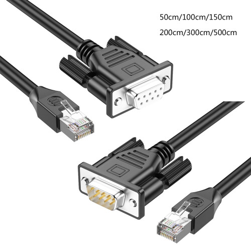 Networking Equipment Connection Cable, RJ45-0.5m DB9 male head 1