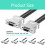 Professional SCSI Data Transfer Cable Female Plugs for-1m CN26P 4