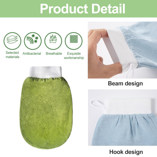 Transformative Touch, Απολεπιστικό Σώμα Scrub για Ντους, Απολεπιστικό Γάντι για Άνδρες και 2