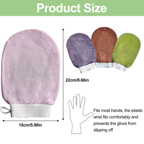 Transformative Touch, Απολεπιστικό Σώμα Scrub για Ντους, Απολεπιστικό Γάντι για Άνδρες και 1