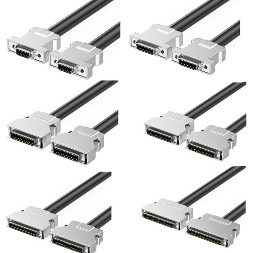 Professional SCSI Data Transfer Cable Female Plugs for-2m CN68P 1