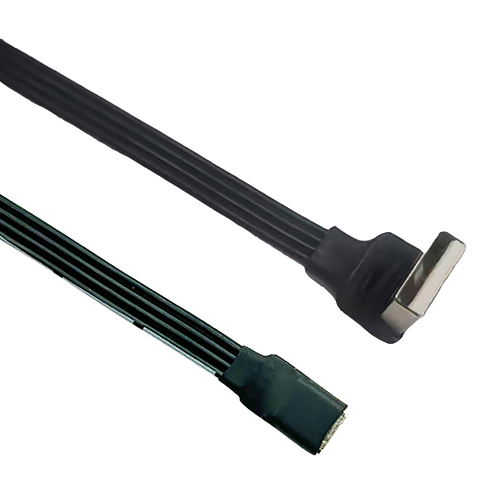 Flexible Flat Silicone Usb To Type C Charging-0.5M Usb Up Bend 7704000280655