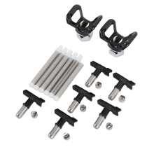 6-teiliges schwarzes luftlose Sprühdüsen-Set | Düsen 211-621 + Filter & Schutzvorrichtungen