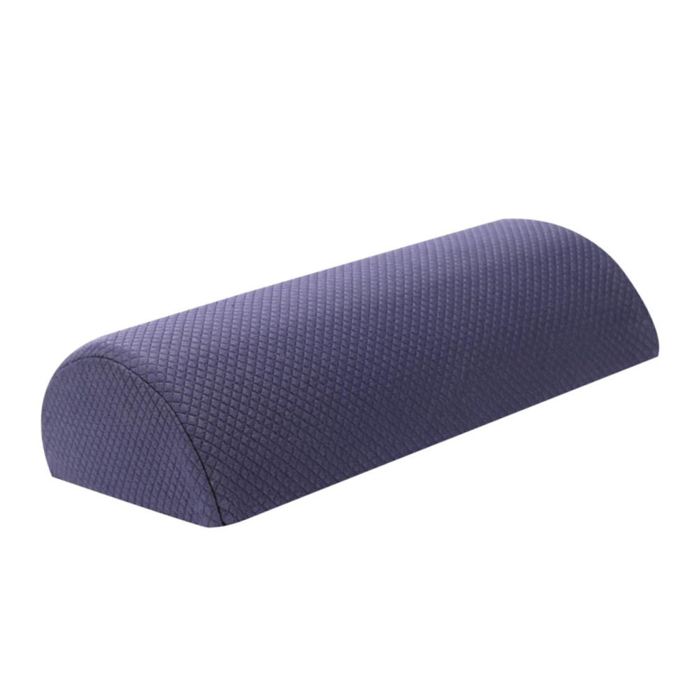 Memory Foam Semiroll Knee Pillow For Side Sleepers, Detachable Washable Cover, Ergonomic Leg Rest, Back Relief