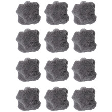 12pcs Round Reusable Window Cleaning Robot Cloths for Home & Commercial