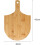 Bamboo Pizza Peel  Wooden Pizza Cutting Board With Comfortable Handle  Pizza Peeling Tool 5