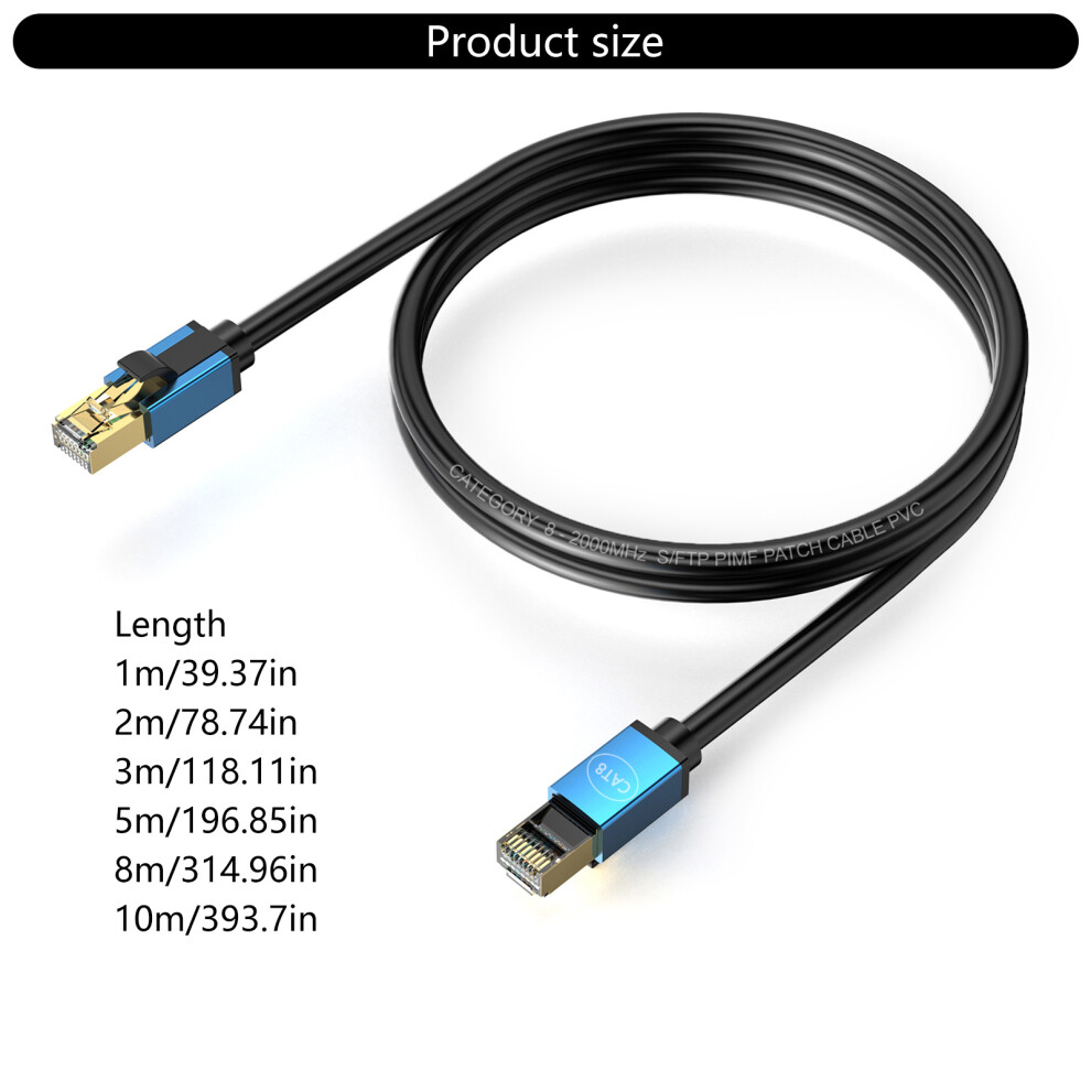 Cable Rj45 Cat 8 SinLoon Câble Ethernet RJ45 Cat8, 90 Degrés Mâle Vers Câble Rj45 Cat 8 Cable Rj45 Cat 8 SinLoon Câble Ethernet RJ45 Cat8, 90 Degrés Mâle Vers Câble Rj45 Cat 8
