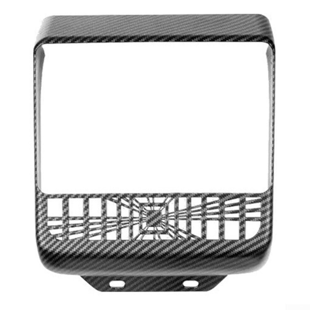 Rear Outlet Frame Abs Carbon Design Matte Carbon Rear Vent Protective For Tesla Model 3 Model Y 2025 Grain 9339159522585