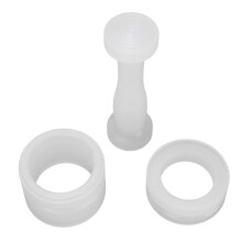 Doppel-End-Kaffeekapsel-Nachfüllset mit Tamper & Deckel, PP-Material