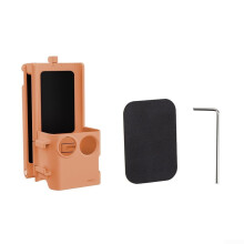 Cold Shoe Mount Magnetic Bracket Base With 14Inch Adapter Compatible with Osmo Pocket 3 Orange