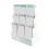Platzsparende Acryl-Kartenvitrine,-Weiß 1