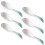6 Pack Ceramic Soup Spoons With Comfort Ergonomic Handle-C 1