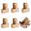 Pack Of 5 Foldable Cardboard Coffee Cup Holders With Christmas 5
