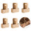 Pack Of 5 Foldable Cardboard Coffee Cup Holders With Christmas 4