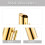 Carafes à eau professionnelles, Texture en acier-Or 1000ML 6