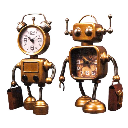 Desk Clock Decorative Table Clock Silents Analog Quartzs-A 1