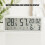 LCD Digital Wall Clock Battery Operated with Date-Black 5