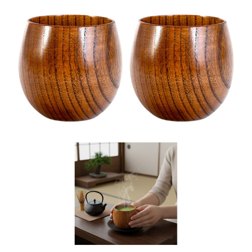 2Pcs Unique Artisanal Creative Cups Japanese Aesthetic-D 2
