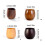 2Pcs Unique Artisanal Creative Cups Japanese Aesthetic-D 4