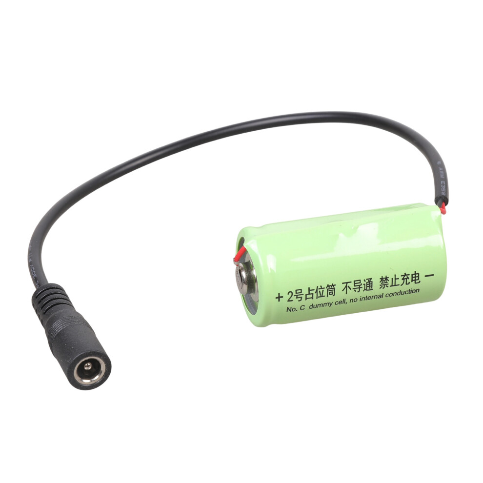 Plated Lr14 C Dummy Battery Adapters 0V 5.5X2.1mm-5.5X2.5mm 7754000529681