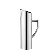 Pots verseurs à corps droit en acier inoxydable,-Argent 2000ML