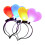 4Pcs LED Heart Headbands For Themed Parties Constructed With 1