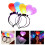 4Pcs LED Heart Headbands For Themed Parties Constructed With 2