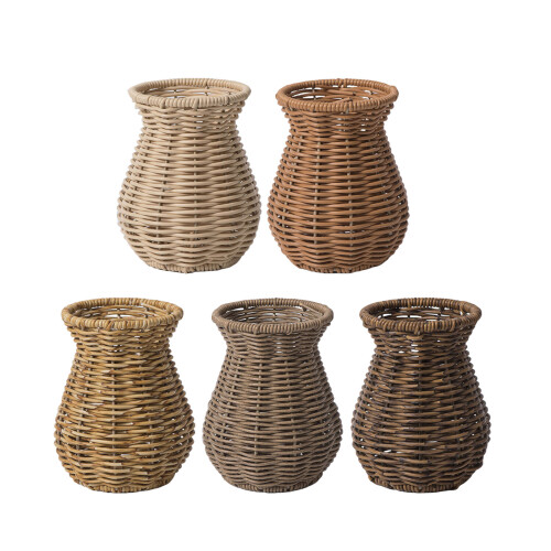 Decorative Rattan Vase Woven Decorative Table Vase for-370B 1