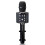 Bluetooth Karaoke microphone with speaker & lighting Black 1