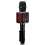 Bluetooth Karaoke microphone with speaker & lighting Black 2