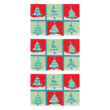 Eettafelmat met schattig kerstdesign, gemaakt van jute linnen voor feestelijke decoratie, kreukvrij, beschermt de eettafel tegen voedselvlekken en