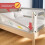 Toddlers Bed Rails Extra Long SwingDown FoldDown Bed Guard With Dear Pattern 1Side 1.2m Fits Twin Full Queen King 2