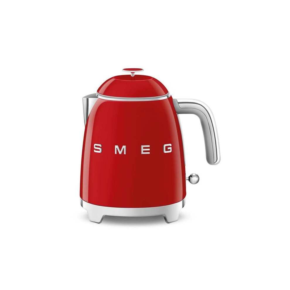 New Smeg Kettle - Klf05rdeu - 0.8 Liters - 1400 Watt - Anti-Limescale And Keep Warm Red
