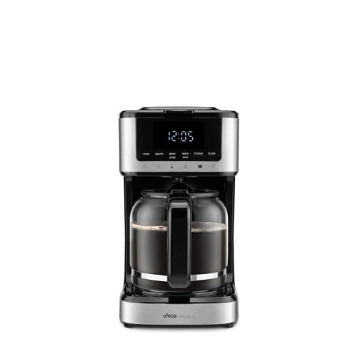 Programmierbare Filterkaffeemaschine - Ufesa - 900W - 14 Tassen - 1,8L - Touchscreen - Edelstahl
