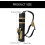 Back Quivers Lightweight Adjustable Arrow Quiver For Back ShoulderHung Arrows Holder Backpack Style 3