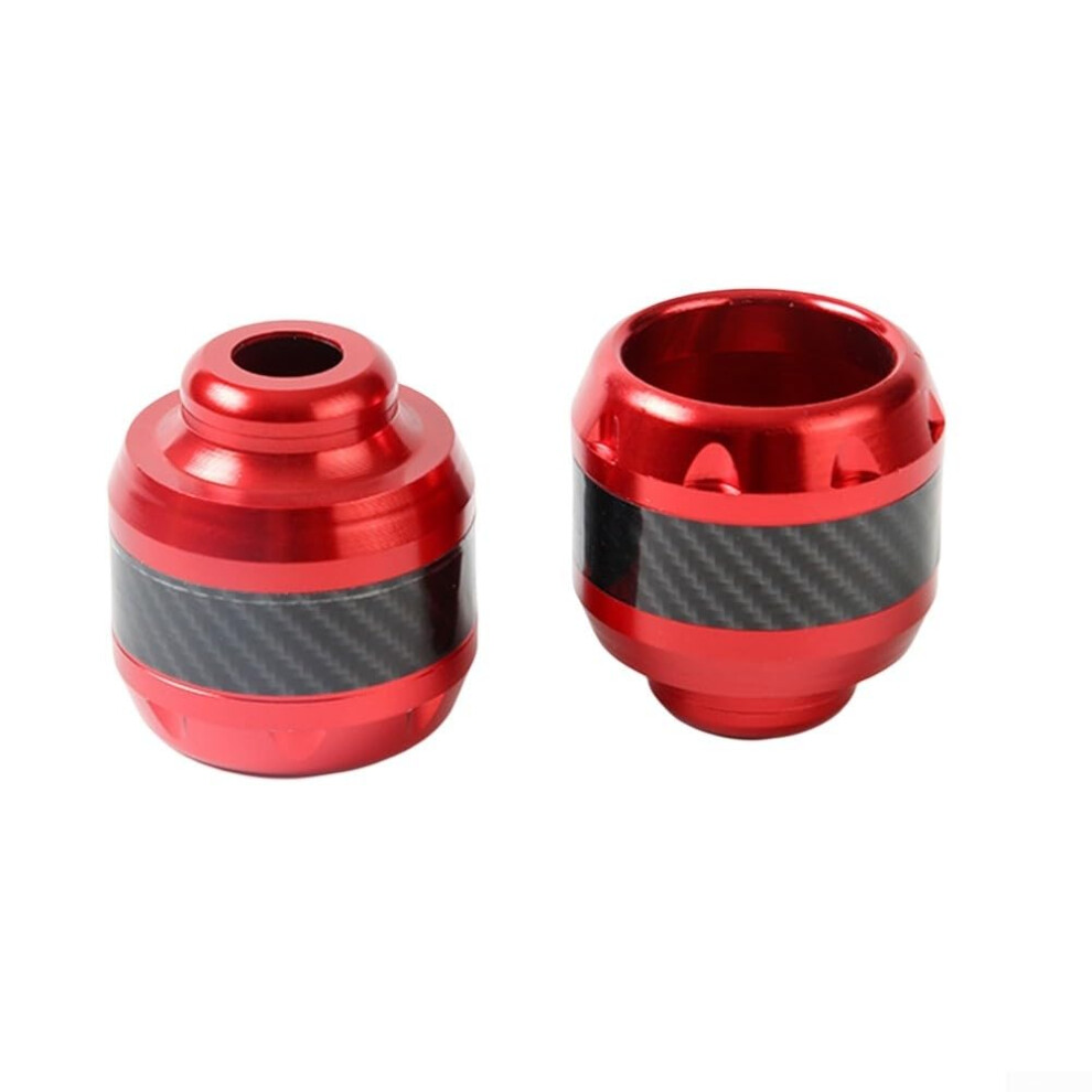 Motorcycle Front Fork Cup 2Pcs Anticollision Shock Absorbing Pad Fork Cup Protector Red 9105992551781