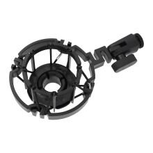 Microphone Shock Absorber Desk Mount Holder Aluminum Adjustable Studio Mount Black