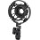 Microphone Shock Absorber Desk Mount Holder Aluminum Adjustable Studio Mount Black 2