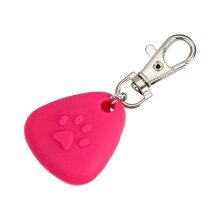 Silicone Glowing Charm Pendant for Dog Walking against-Pink