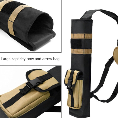 Lightweight Back Quiver With Adjustable Shoulder Strap Arrows Holder Backpack Style 2