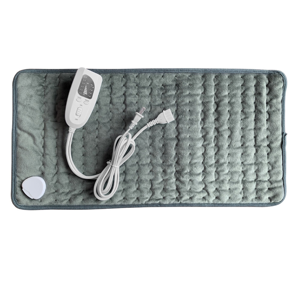 Therapeutic Heating Pad for Relaxation, Soft Micro Plush Electric Mat, Moist Heat Options & Auto Shut Off for Safe Nighttime Use