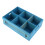 Wooden Multi-Compartment Organizer, Retro Solid Pine Storage Box For Home And Office Use With Six Compartments 3