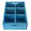 Wooden Multi-Compartment Organizer, Retro Solid Pine Storage Box For Home And Office Use With Six Compartments 5