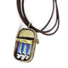 Artistic Sardine Tin Hanging Decoration Stylish Sardine Can