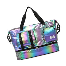 Large Capacity Waterproof Gym Bag With Separate Shoe Compartment And Dry Wet Storage For Travel And Training